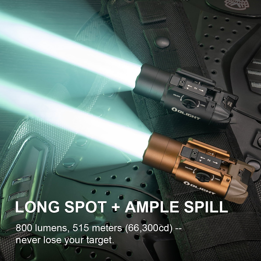 PL Turbo Tactical Light with Spotlight and Floodlight - Image 3