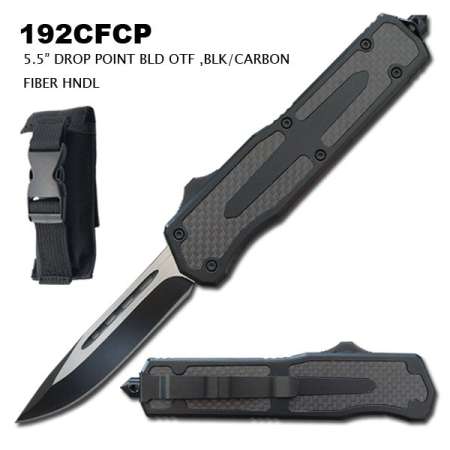 OTF Black/Carbon Fiber Handle