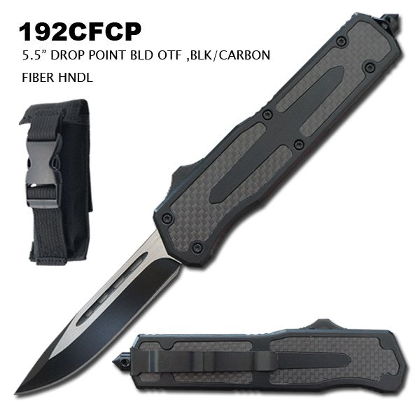 OTF Black/Carbon Fiber Handle