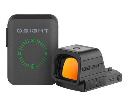 Osight XR Enclosed Red Dot Sight with Ruggedized Miniature Reflex Footprint and 2/6+32 MOA Multi-Reticle System [RMSc Footprint]