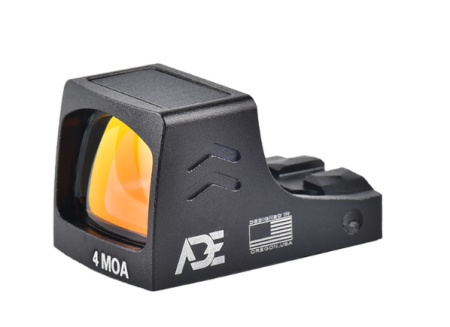ADE APOLLO SOLAR POWERED+SENSOR ACTIVATED Red Dot Sight [RMS/RMSc Footprint]